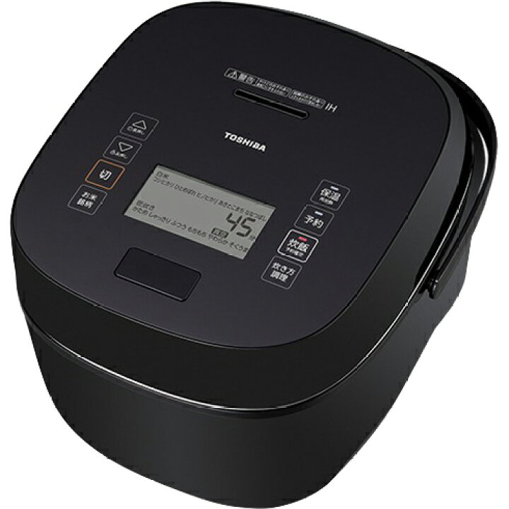 楽天市場】TOSHIBA 東芝 RC-18KGW(K)真空圧力IH炊飯器 炎 匠炊き 1 