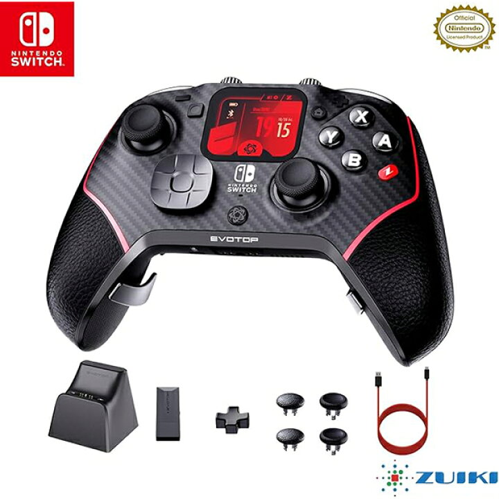 楽天市場】ZUIKI 瑞起 高機能ゲームコントローラー EVOTOP（Black 