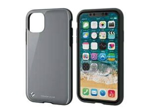 ELECOM �G���R�� �݌Ɍ��� iPhone 11�pTOUGH SLIM2 �O���[ PM-A19CTS2GY