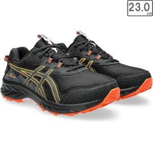 asics アシックス 【レディース】ゲル ベンチャー10 ウォータープルーフ 【ブラック/キャリアグレー】【23.0cm】 1012B760 GEL-VENTURE 10 WATERPROOF