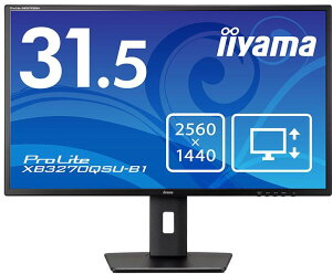 iiyama юR WQHDΉ 31.5^tfBXvC/ubN/Xs[J[/IPS XB3270QSU-B1