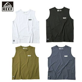REEF リーフ 【メンズ】ヘリテージ ロゴ ラッシュショートタンクトップ RFTEM2322 ラッシュガード 超軽量 吸湿速乾 UVカット 4wayストレッチ HERITAGE LOGO RASH TANK