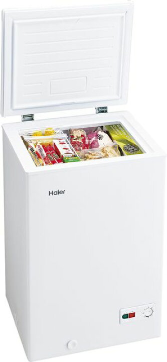 楽天市場】Haier ハイアール 冷凍庫 上開き 100L 直冷式 JF-HSC10A W 