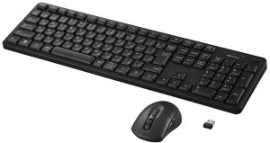 BUFFALO obt@[ 2.4GHz É tL[{[h }EXZbg { ubN BSKBW340SBK