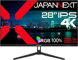 JAPANNEXT WplNXg 4KΉ28^ChtfBXvC(IPS/DP/HDMI/Type-C 65Wd/`g/2Nۏ) JN-IPS28U-C6 Piŵ݉iꏤiłΕwj NWbgJ[h 