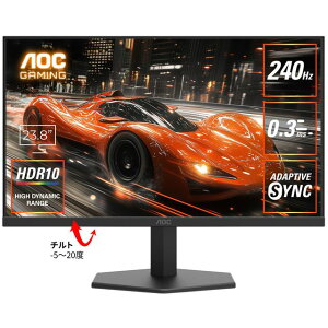 AOC IPSpl̗p FHDΉ23.8^tfBXvC Q[~O 240Hz 24G11ZE/11 Piŵ݉iꏤiłΕwj NWbgJ[h ς̂