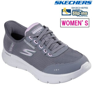 SKECHERS XPb`[Y yfB[XznYt[ XbvCY S[EH[N tbNX NAN[N y`R[/x_[z 124846W Hands Free Slip-ins GO WALK FLEX-CLEAR CREEK