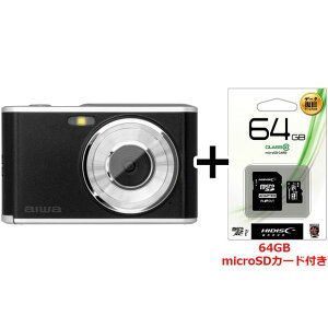 aiwafW^ RpNgfW^J aiwa cam DCB ubN JA4-DCM0001(BK)+microSDJ[h 64GB Zbg