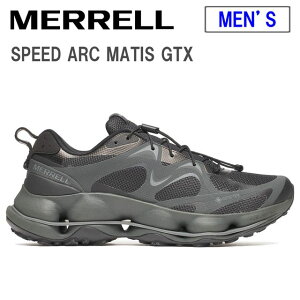 MERRELL ������ �y�����Y�z�X�s�[�h �A�[�N �}�e�B�X �S�A�e�b�N�X �y�u���b�N�z M038253 SPEED ARC MATIS GTX �h������ �n�C�L���O�V���[�Y ���B�u���� ���K�O���b�v
