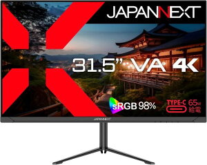 JAPANNEXT WplNXg 4KΉ31.5^tfBXvC(VA/Type-C65Wd/PIPEPBP/Xs[J[//2Nۏ) JN-V315U-HSPC6 Piŵ݉iꏤiłΕwj n NWbg
