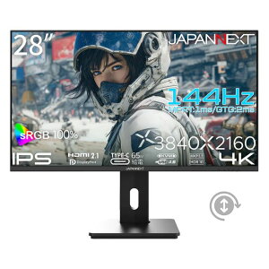 JAPANNEXT WplNXg 4KΉ28^Q[~Oj^[(IPS/144Hz/Type-C65Wd/Xs[J[/2Nۏ) JN-IPS28G144U-HSPC6 Piŵ݉iꏤiłΕwj NWbgJ[h 