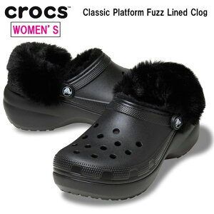 crocs NbNX yfB[XzNVbN vbgtH[ t@Y Ch NbO yubNz212854 Classic Platform Fuzz Lined Clog