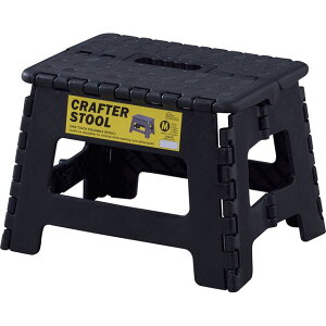 J ROOM ESSENCE Crafter Stool Nt^[ Xc[ MTCY 22cm ubN LFS-411BK