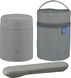 ZOJIRUSHI 象印 SW-LA40-HM スープジャー【400mL】+SW-PC01-HM ポーチSサイズ+FC-AA01-HM カトラリー(スプーン・ハシ)