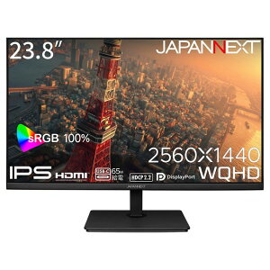 JAPANNEXT WplNXg IPSpl̗p WQHDΉ23.8^tfBXvC 2Nۏ JN-IPS238WQHD2-C65W Piŵ݉iꏤiłΕwj NWbgJ[h ς̂