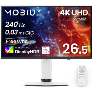 2025N1012܂ł̓ʉi BenQ xL[ QD-OLEDpl̗p 4KΉ26.5^tfBXvC Q[~O 240Hz MOBIUZ rEX EX271UZ Piŵ݉iꏤiłΕwj NWbg