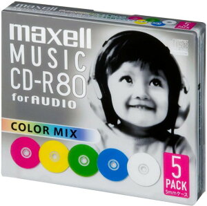 maxell }NZ ypCD-RA^80AJ[[xA5pbNA1vP[X CDRA80MIX.S1P5S