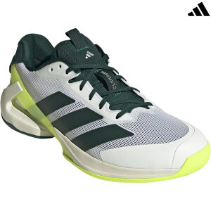 adidas アディダス 【メンズ】アディゼロウーバーソニック 5 テニス JR2714 【フットウェアホワイト/オーロラアイビー/ルシッドレモン】