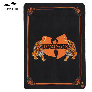 SLOWTIDE �X���[�^�C�h �E�[�^���N����×�X���E�^�C�h �^�C�K�[�X�^�C�� �t���[�X�u�����P�b�g �y��127×152cm�z ST1185 Wu-Tang Clan x Slowtide TIGER STYLE FLEECE BLANKET
