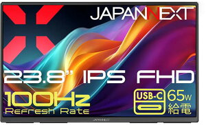 JAPANNEXT �W���p���l�N�X�g �t��HD�Ή� 23.8�^�t���f�B�X�v���C/HDMI×1�AUSB-C×2/�u���b�N/�X�s�[�J�[�L/2�N�ۏ� JN-MD-IPS238F-C6