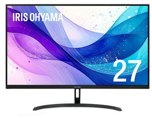 IRIS OHYAMA �A�C���X�I�[���} �t��HD�Ή� 27�^���C�h�t���f�B�X�v���C/HDMI�AD-Sub15�s��/�u���b�N/�X�s�[�J�[/ADS�p�l�� DT-JF275S-B