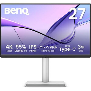 BenQ �x���L���[ 4K�Ή�27�^Mac�������j�^�[ Type-C 90W���d �O���A�p�l�� �������� ��] MA270UP �P�i�w���̂݉i���ꏤ�i�ł���Ε����w���j �N���W�b�g�J�[�h ����������ς̂�
