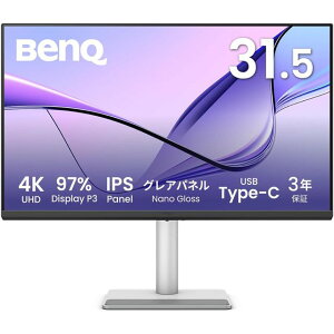 BenQ �x���L���[ 4K�Ή�31.5�^Mac�������j�^�[ Type-C 90W���d �O���A�p�l�� �������� ��] MA320UP �P�i�w���̂݉i���ꏤ�i�ł���Ε����w���j �N���W�b�g�J�[�h ����������ς̂�