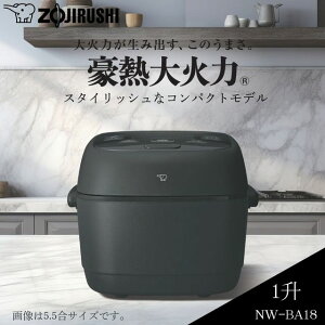 ZOJIRUSHI �ۈ� ���ъ� �������� 1������ ����IH���уW���[ �ɂߐ��� NW-BA18-BA NW-BB18�̋��^��