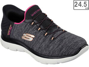 SKECHERS �X�P�b�`���[�Y �y���f�B�[�X�z�X���b�v�C���Y �T�~�b�c �_�Y�����O �w�C�Y �y24.5cm�z�y�u���b�N/�}���`�z149937W