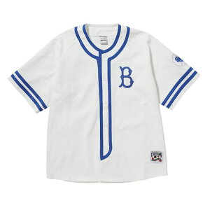Fanatics �t�@�i�e�B�N�X �y���j�Z�b�N�X�z�N�[�p�[�Y�^�E�� �x�[�X�{�[���V���c �y�u���b�N�����h�W���[�X�z ML2126SS02 COOPERSTOWN BASEBALL SHIRT