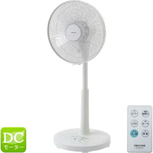 TEKNOS �e�N�m�X ���r���O��@ DC���[�^�[ 30cm5���H�� ���[���t�������R�� KI-360DC W �z���C�g