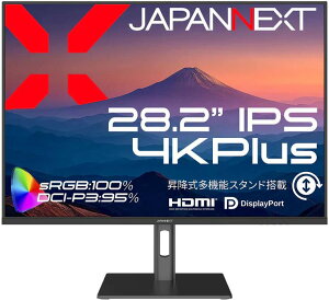 JAPANNEXT �W���p���l�N�X�g 4K Plus�Ή� 28.2�^�t���f�B�X�v���C/HDMI×2�ADP×2/�u���b�N/�X�s�[�J�[/2�N�ۏ� JN-282IPS4KP-HSP �P�i�w���̂݉i���ꏤ�i�ł���Ε����w���j �N���W�b�g�J�[�h �����