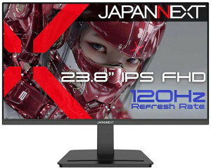 JAPANNEXT �W���p���l�N�X�g �t��HD�Ή� �t���f�B�X�v���C 23.8�^/HDMI×1�ADP×1/�u���b�N/�X�s�[�J�[/2�N�ۏ� JN-IPS238G120UF