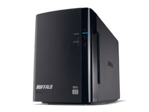 BUFFALO �o�b�t�@���[ �h���C�u�X�e�[�V���� �~���[�����O�@�\ USB3.0 �O�t���n�[�h�f�B�X�N 2�h���C�u 8TB HD-WL8TU3/R1J