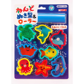 ねんどぬき型&ローラー うみのいきもの あそびっこ ギンポー 銀鳥産業
