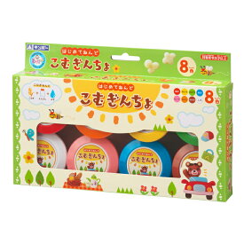 こむぎねんど8色セット こむぎんちょ あそびっこ 銀鳥産業 3歳から プレゼント ギフト 誕生日 クリスマス 男の子 女の子