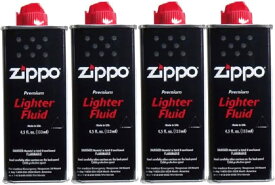 （4個セット）　ZIPPO　ジッポ　オイル　小缶　133ml　ライターオイル（メール便可）