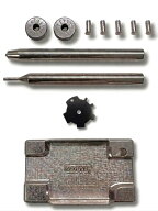 オイルライター用ホイールリベット交換フルセット　ジッポ互換サイズリベット(6.5×2.3mm)予備3個付き　…