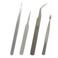 つまみ細工 精密ピンセット≪つまみ細工用 ツール パーツ 先細 先丸 先曲≫≪TPS-1 TPS-2 TPS-3 TPS-4≫…