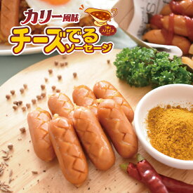 【5％OFFクーポンは10日1:59まで】チーズでるソーセージカリー風味（5袋〜24袋） ／ チーズソーセージ チーズ入りソーセージ ナチュナルチーズ ゴーダチーズ カレー味 カリー お弁当 おつまみ 朝食 ついで買い