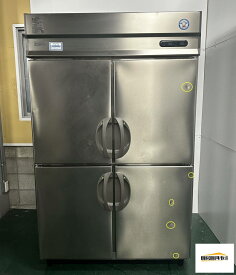【中古品】番号A4◆フクシマ　業務用冷蔵庫UQN-120WM7　2019年　幅1200×奥行650×高さ1900 動作問題なし☆