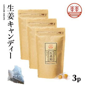 生姜のど飴 × 3袋 + 生姜紅茶 1包 生姜キャンディー しょうが飴 のど飴 メール便 送料無料 国産 無農薬 生姜 無着色 ショウガ ジンジャードロップ 温活 冷え ポカポカ プチギフト お返し ちょっとした プレゼント