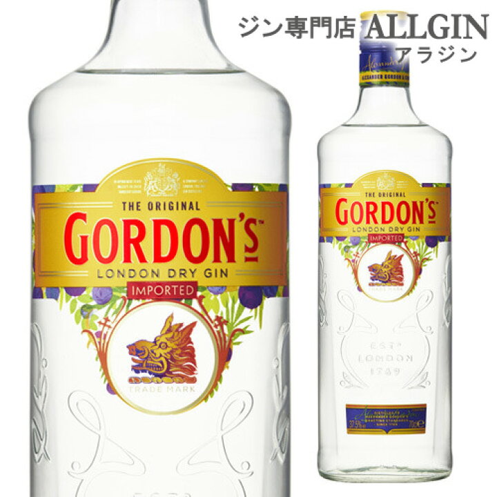 楽天市場】【全品P3倍】 ゴードン ロンドン ドライジン 37.5度 700ml 