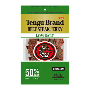 P3倍テングビーフジャーキー 50％減塩 93g Tengu Brand BEEF STEAK JERKY おつまみ 虎S誰でもP3倍は 8/4 20:00 〜 8/11 1:59まで