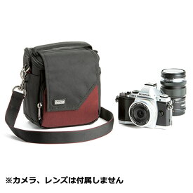 【在庫処分アウトレット】thinkTANKphoto シンクタンクフォト ミラーレス・ムーバー 10 ディープレッド レンズ収納バッグ カメラバッグ ショルダーバッグ コンパクトカメラバッグ