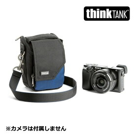 【在庫処分アウトレット】thinkTANKphoto シンクタンクフォト ミラーレス・ムーバー 5 ダークブルー レンズ収納バッグ カメラバッグ ショルダーバッグ コンパクトカメラバッグ