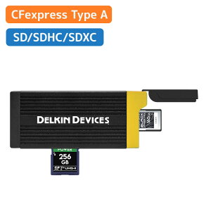 Delkin Devices �f���L�� �f�o�C�Z�Y USB 3.2 CFexpress�^�C�vA & SD�������[�J�[�h���[�_�[ DDREADER-58