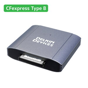 Delkin Devices �f���L�� �f�o�C�Z�Y USB 3.2 CFexpress�^�C�vB�������[�J�[�h���[�_�[ DDREADER-62