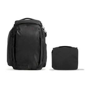 ★クリアランスセール★【アウトレット・70％OFF】WANDRD ワンダード トランジットトラベルバックパック35L エッセンシャル カメラ キューブ付き ブラック TR35-BK-PEB-1