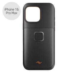 Peak Design �s�[�N�f�U�C�� �i�[ �P�[�X iPhone 16 Pro Max �u���b�N M-MX-BV-BK-1